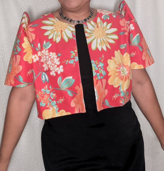 Orange Flower Garden TERNO BOLERO - Size Large